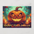 Search for skull illustration postcards Spooky