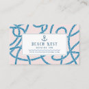 Search for beach house business cards Vacation rental