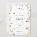Search for happy first bee day invitations A little honey