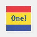 Search for 1st birthday napkins Colourful