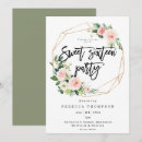 Search for modern sweet 16 invitations Blush