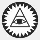 Search for masonic eye stickers Triangle