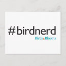 Search for bird nerd postcards Birds and blooms