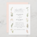 Search for itinerary wedding invitations Botanical