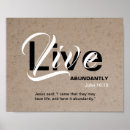 Search for abundant life posters Christian