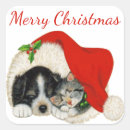 Search for white puppy stickers Merry christmas