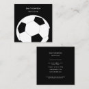 Search for football coach business cards Soccer player