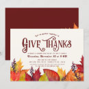 Search for give thanks thanksgiving invitations Colourful