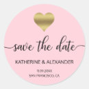 Search for save the date seals stickers Gold
