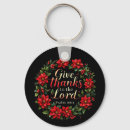 Search for thank god key rings Bible verse