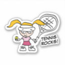 Search for girls tennis stickers Player