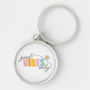 Search for good vibes key rings Cute