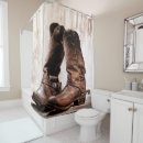 Search for rustic country shower curtains Western
