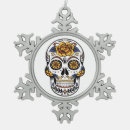 Search for day of the dead decor Floral skull