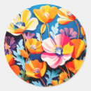 Search for poppy flower stickers Pattern