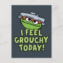 Search for oscar the grouch sesame street postcards Garbage