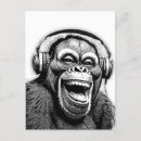 Search for happy monkey postcards Gorilla