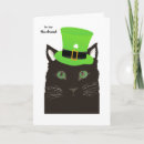 Search for cat st patricks day cards Green