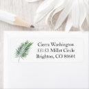 Search for fern return address labels Tropical