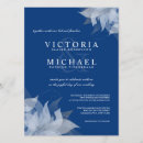Search for blue floral border wedding invitations Traditional