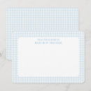Search for baby boy note cards Plaid