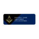 Search for masonic return address labels Square and compass