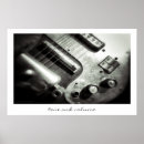 Search for black electric guitar posters Black and white