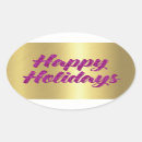 Search for happy holiday pink stickers Elegant