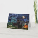 Search for cat halloween cards Broom