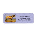 Search for wild horses return address labels Equestrian