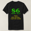 Search for 86th birthday tshirts 86 years old