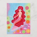 Search for mermaid paintings postcards Cute