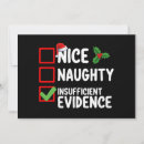 Search for naughty or nice christmas invitations Xmas