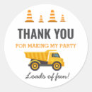 Search for construction birthday stickers Toddler