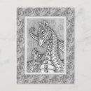 Search for black and white pink postcards Whimsical