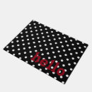 Search for red polka dots doormats Modern