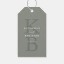 Search for monogram gift tags Elegant