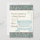 Search for cradle baby shower invitations Vintage