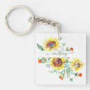 Search for orange sunflower key rings Green