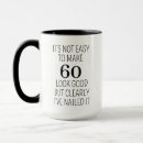 Search for 60th birthday for her mugs Turning 60