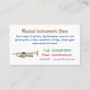 Search for brass band business cards Trumpet