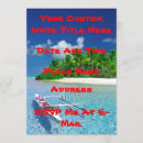 Search for beach vacation invitations Getaway