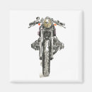 Search for motorcycle magnets Ink drawing