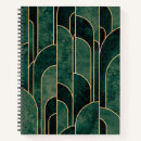 Search for art deco notebooks Green