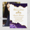 Search for purple quinceanera invitations Modern