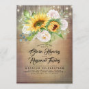 Search for sunflower and roses wedding invitations Sunflowers
