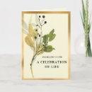 Search for photo memorial invitations Botanical