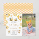 Search for sunflower photo birthday invitations Yellow