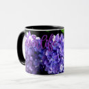 Search for blue floral wedding mugs Periwinkle