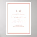 Search for initials wedding posters Bride